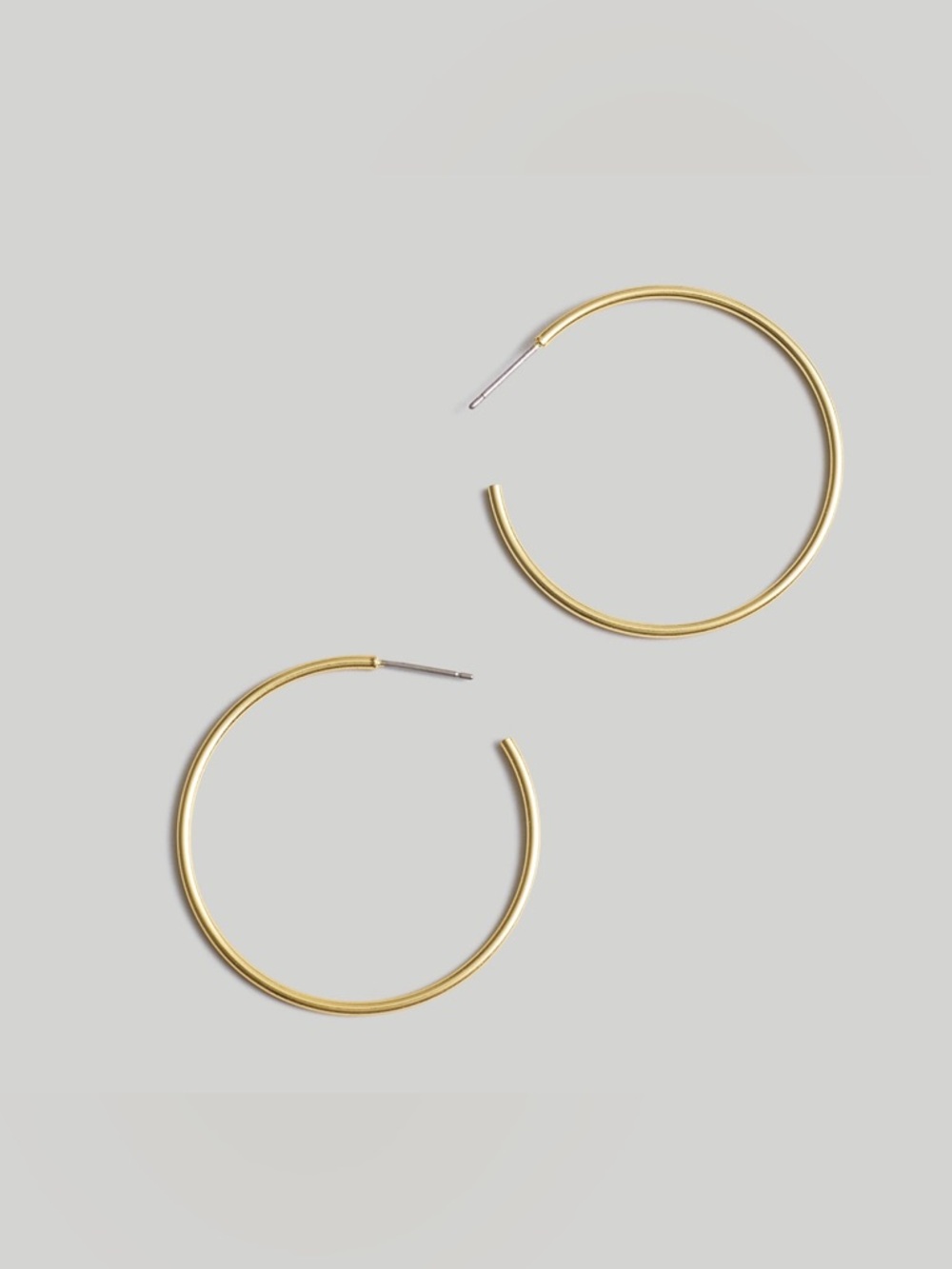 NWT MADEWELL Medium Hoop Earrings